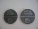 Brazil - 2 Telephones Tokens LOCAL 1994 And 1990 Companhia Telefonica De ? - Noodgeld