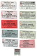 BIGLIETTI CINEMA DI TORINO - NR. 11 BIGLIETTI - TITOLI FILM - Tickets - Vouchers