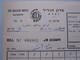 ISRAEL PALESTINE HOTEL PENSION GALILEE NAZARETH ORIGINAL VINTAGE INVOICE RECEIPT BILL - Hotel Labels