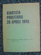 OPUSCOLO GIUSTIZIA PROLETARIA 28 APRILE 1945 - Guerra 1939-45