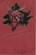 1 CPA Rouge DIABLE DEVIL Finition Dorée 1900 Que Le Diable Emporte Celui Qui A Inventé Les Cartes Postales Illustrées - Autres & Non Classés