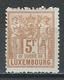 Luxemburg Mi 56B  * MH Perf. 13 1/2 - 1882 Allegorie