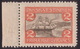 DWI 1905 St. Thomas Harbor Scott 38/Facit 39 2 Francs MNH With Margin + VARIETY - Danemark (Antilles)