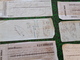 Delcampe - Lot De 170  Lettres De Changes 1847 48 49 Avec Tempons Fiscaux Royaux 6 Variétés Et Lettres De Banques... - Cambiali