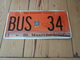 Plaque De Bus The Friendly Island St-Maarten BUS 34 . - Plaques D'immatriculation