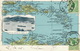 Danish West Indies St Thomas Map Of Carribean Island Used To Paris One Tear - Vierges (Iles), Amér.