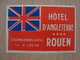 ETIQUETTE D'HOTEL D'ANGLETERRE ROUEN - Etiquettes D'hotels
