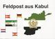 Germany 2002 Feldpost 1371 Kabul Camp Warehouse ISAF Afghanistan Military Postcard - Militaria