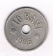 10 BANI 1905 ROEMENIE /2252/ - Rumänien