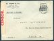 1940 Palestine Jaffa Finan & Co Censor Cover - Paris France - Palestine