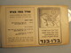 ISRAEL HAIFA MAP AND SERVICES BOOKLET WITH STREETS OLD NAMES (...1950'S...) - Hotel Labels