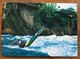 CANOA KAYAK  MARIO DI STAZIO IN AZIONE CARTOLINA  DELLA IVREA CANOA CLUB  31/5/81 CAMPIONATO D'ITALIA IVREA - Altri & Non Classificati