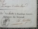 Congé Définitif 1800 Signé Du Futur Maréchal D'Empire Edouard Mortier . Seigneury Né à Nogent-le-Roi . - Documents