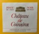 100101- Pinot Noir Château De Coinsins Suisse 2 étiquettes 2 Formats - Autres & Non Classés