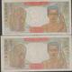 INDOCHINE    2 BANKNOTE   100Pi  Pick N° 82 A+b   FINE  See 3 Scans - Indochina