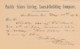 Sc#UX10 1c Grant 1891 Postal Card, Request For Property Insurance Policy, Pacific States Savings Loan & Building Company - ...-1900