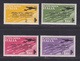 ITALIE AERIENS N°   52 à 55 ** MNH Neufs Sans Charnière, Gomme Jaunie, B/TB (D8718) 1er Vol Rome-Buenos Aires - 1934 - Correo Aéreo