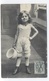 JOLIE  PETIT FILLE BONNE ANNEE -- Little Girl  - RECTO / VERSO-- B49 - Portraits