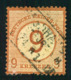 1874, 9 Auf 9 Kreuzer In Der Unteren Reihe Einige Kurze Zähne. Insgesamt Schöner Lückenfüller. Michel 600,- - Used Stamps