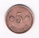 5 PENNIA 1920  FINLAND /2312/ - Finlande