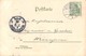 WARBURG V D HOHEN SONNE GERMANY~1905 POSTMARK ARTIST DRAWN WEZEL & NAUMANN PUBL POSTCARD 39629 - Warburg