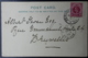 NATAL POSTCARD VERULAM -> BRUSSELS 1905  Rivercrossing - Natal (1857-1909)