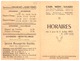 HORAIRES 1951.52- CARS MERY-SINARD  ORANGE AVIGNON VALREAS MONTELIMAR - Europe