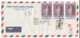 Taïwan N°1167 X3 Et 1229 Sur Lettre Pliée - Lettres & Documents