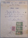 ISRAEL PALESTINE HOTEL PENSION REST HOUSE GUEST KARL LAUFER NAHARIYA TAX STAMP RECEIPT BILL INVOICE VOUCHER - Manuscripts