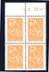 BLOC DE 4 TIMBRES N° 3731e- ITVF- GAO - SANS PHOSPHORE - NEUF **MNH. - Neufs