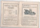 RARE - 1909 - ACCESSOIRES POUR AUTOMOBILE - DEPLIANT PUBLICITAIRE LES PARE-BRISE HUILLIER - - Publicités