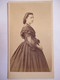 Photographie Ancienne CDV Albumen  - Second Empire - Jeune Femme - Photo De Jongh & Bargignac, Marseille    - T BE - Oud (voor 1900)