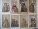 LOT De 8 Photographie Ancienne CDV Albumen - Second Empire - Femmes - Mode D'époque  - Mise à Prix 2 Euros - Old (before 1900)