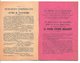 1928 TARIFS ET CONSEILS DE BRILLAULT INVENTEUR - PRODUITS ALIMENTAIRES ET VETERINAIRES à BEAUVOIR SUR NIORT (DEUX SEVRES - Publicités