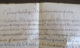 France - Superbe Document Ancien Manuscrit Sur Vélin Daté De 1660 à Déchiffrer. - Documents Historiques