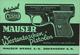 MANUEL MAUSER PISTOLET MODELE WTP II  6.35 MM - 1939-45