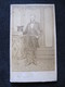 Ancienne Photo Cdv Originale Homme Important Chapeau Haut De Forme Photographie Universelle Nantes Rue Du Vertais - Personnes Anonymes