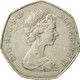 Monnaie, Grande-Bretagne, Elizabeth II, 50 Pence, 1973, TB+, Copper-nickel - 50 Pence