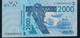 W.A.S. P916Sq 2000 FRANCS (20)17 UNC. - West African States