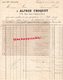 76- ROUEN- RARE DOUBLE FACTURE ALFRED CHOQUET-MAISON ZELLER- 176 RUE DES CHARRETTES- 1889 - 1800 – 1899