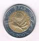 500 LIRE 1998 ITALIE /2340/ - 500 Lire