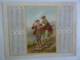 ALMANACH 1874  CALENDRIER   ALLEGORIE  Idylle  Promenade Couple Chromo -Lithographie Duverge-Dubois   Chem 3-23 - Grand Format : ...-1900