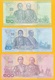 Thailand Set 20, 50, 100 Baht P-new 2018(2) UNC Banknotes - Thailand