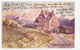 1902 KARERPASS HOTEL. Artist Signed Postcard Ansichtskarte. Mailed To The Tübinger Chronik Newspaper. - Bolzano