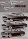 PROSPECTUS VOITURE - DODGE 1953 - CORONET - MEADOWBROOK - KINGSWAY - Voitures