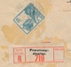 Nederlands Indië - 1930 - 20 & 12,5 Cent Wilhelmina Met Scheepje Op R-cover Van LB PEMATANG-SIANTAR Naar Bandoeng - Niederländisch-Indien