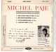 Disque De Michel Paje - Nous On Est Dans Le Vent -vogue ELP. 8125 - 1963 - - Rock