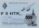 Carte QSL   Thème CONCORDE - Radio Amateur