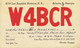 Very Old QSL From Charles Krueger, W4BCR, Los Angeles Avenue, Atlanta, Georgia, USA, Mar 4 1947 - Radio Amateur