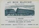 GRAND CHROMO - AU BON MARCHE  - Litho  - LE DEJEUNER DES OUVRIERS- * CHANTIERS DE CONSTRUCTION  Illust. A . BENOU Métier - Au Bon Marché